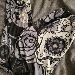 Sugar skull leggings